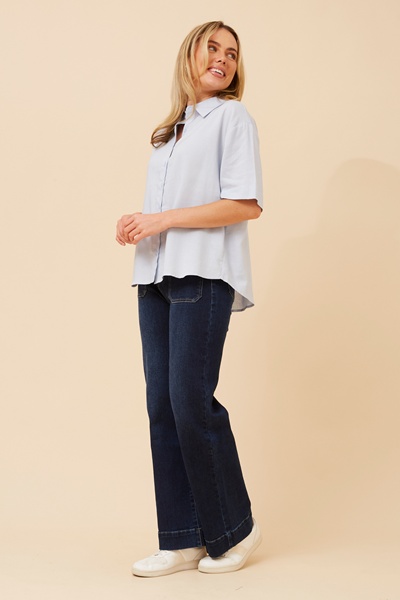 CALEB LINEN BLEND TOP