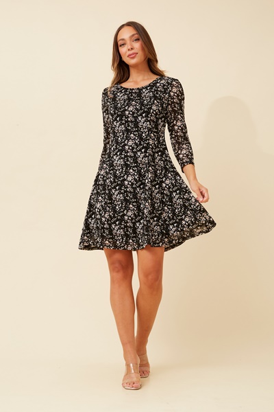CAMILA FIT & FLARE DRESS