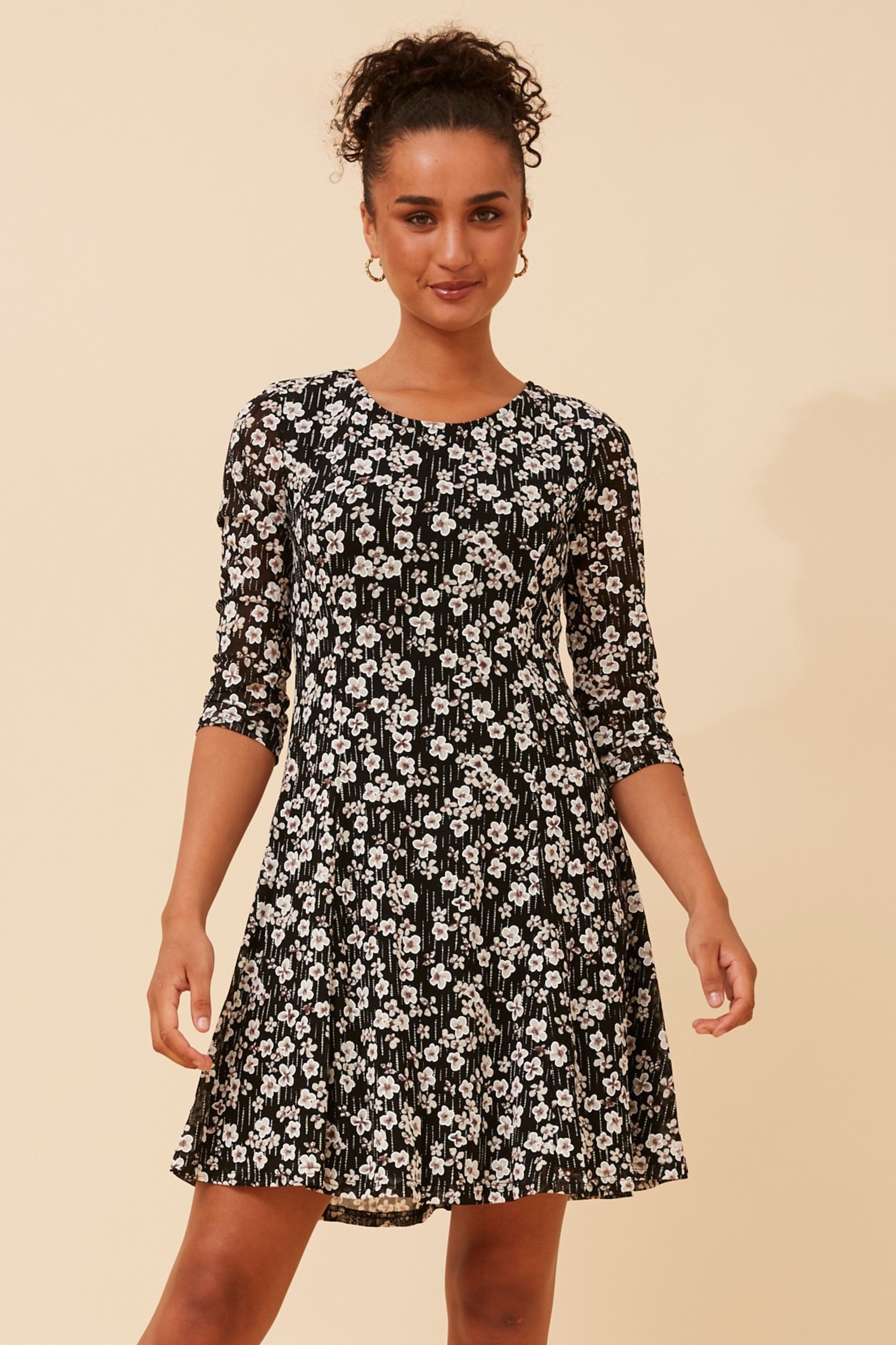 CAMILA FLORAL SHORT DRESS