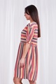 CANDY STRIPE BABYDOLL DRESS