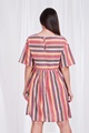 CANDY STRIPE BABYDOLL DRESS