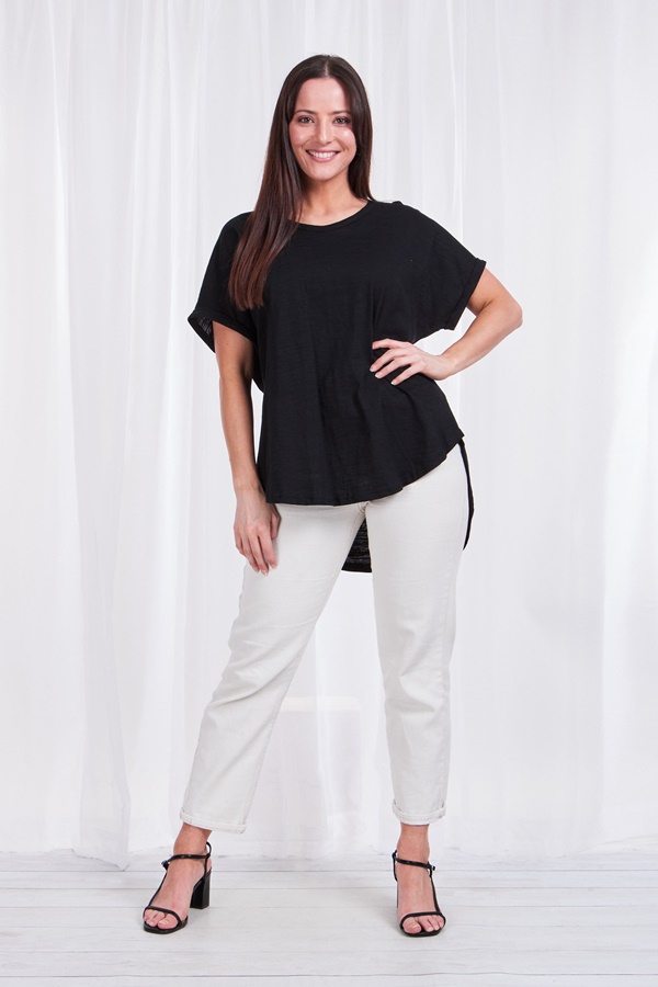 Cap sleeve COTTON TEE