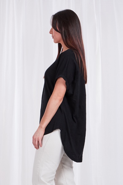 Cap sleeve COTTON TEE