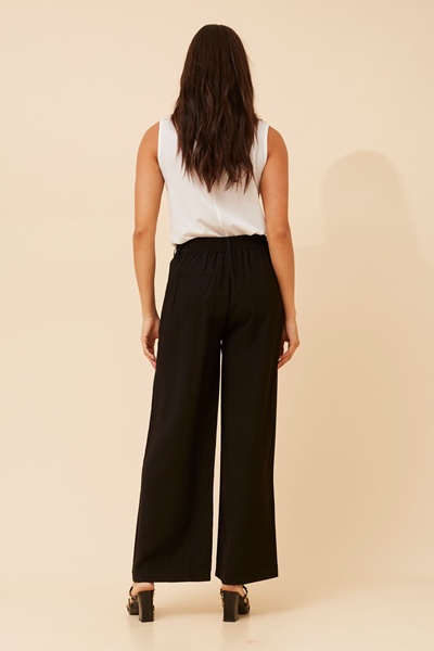 CAPRINA PLEATED WIDE LEG PANTS