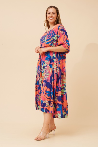 CARLA FLORAL MIDI DRESS