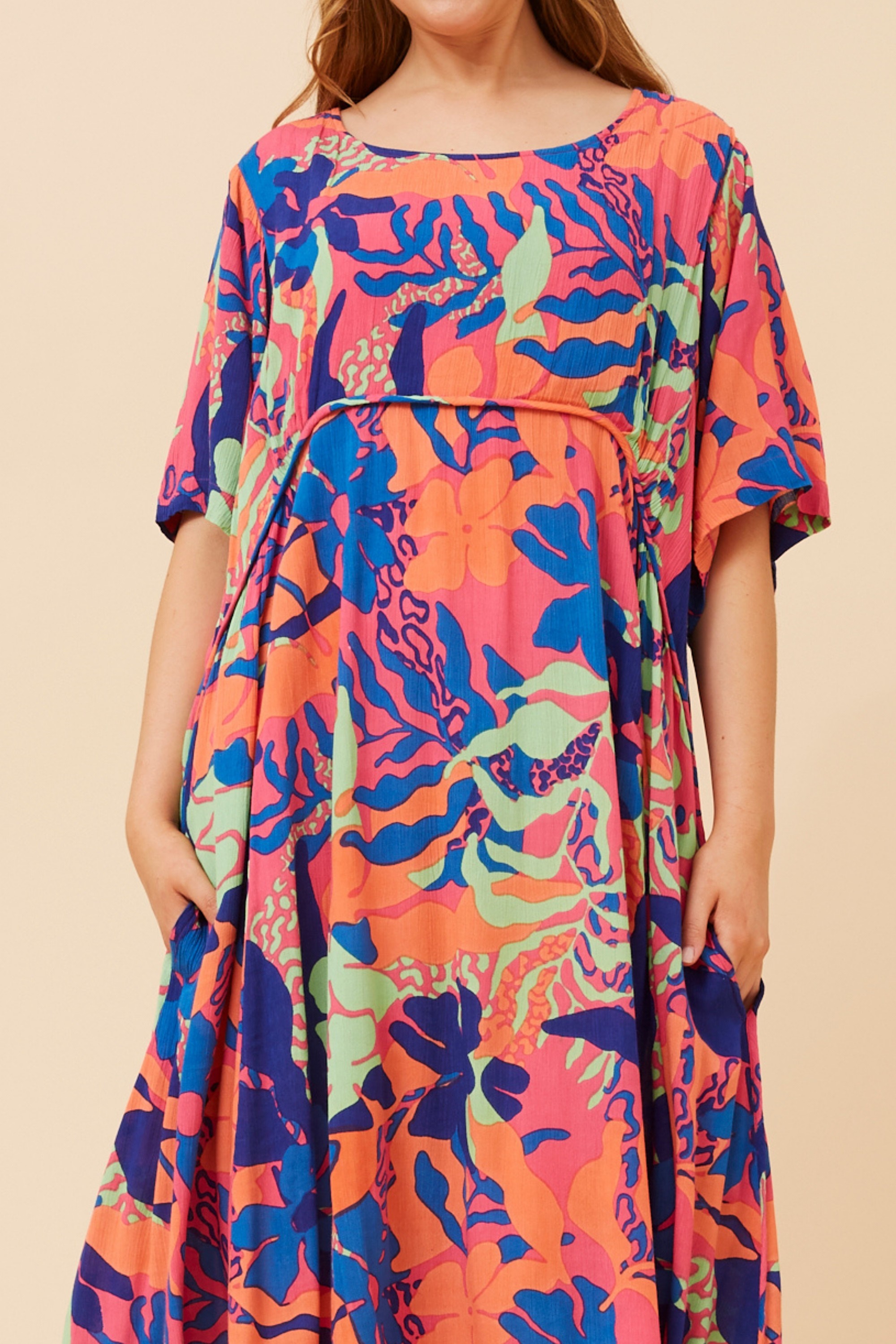 CARLA FLORAL MIDI DRESS