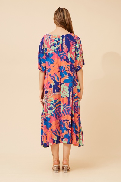 CARLA FLORAL MIDI DRESS