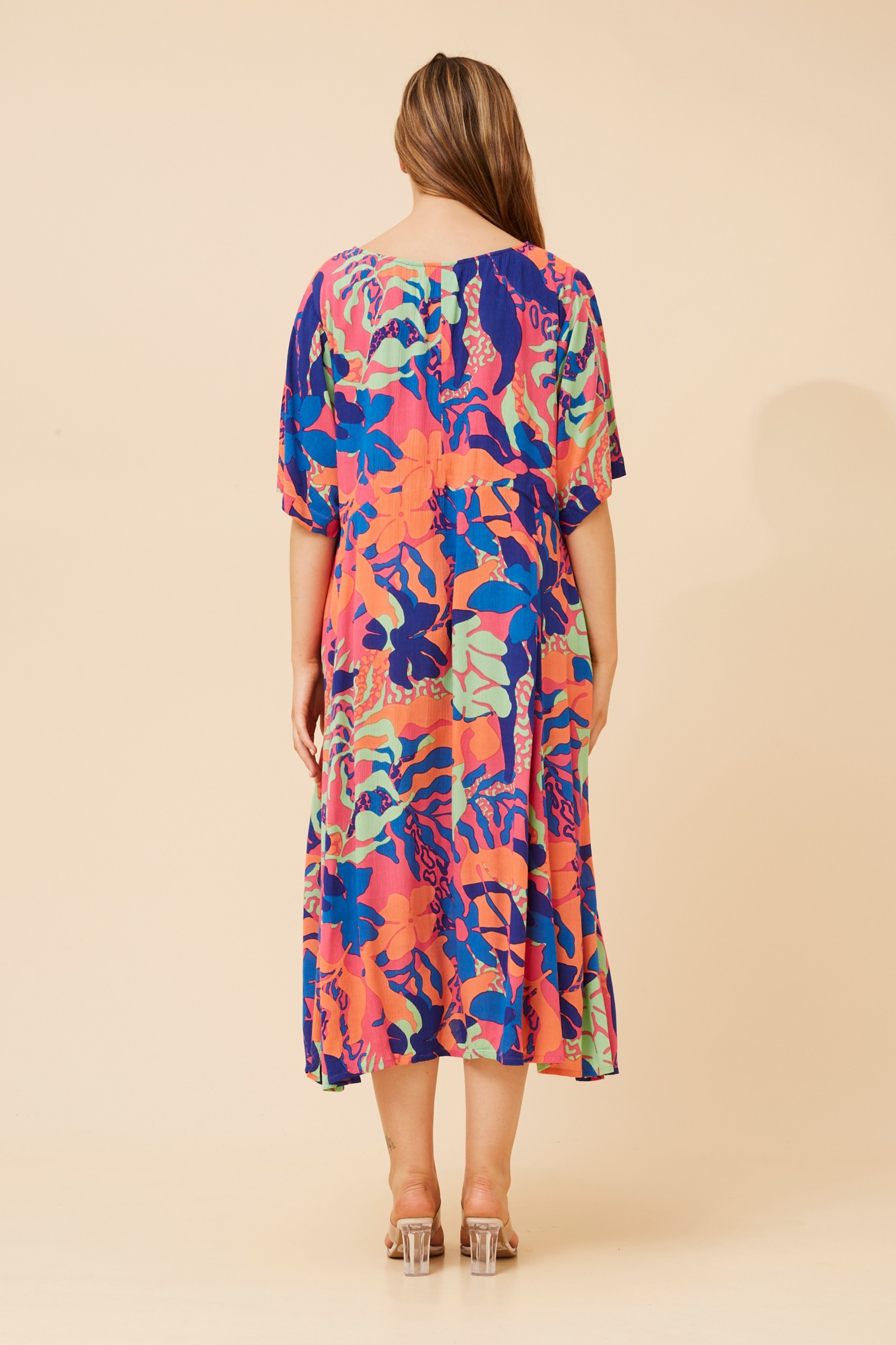 CARLA FLORAL MIDI DRESS