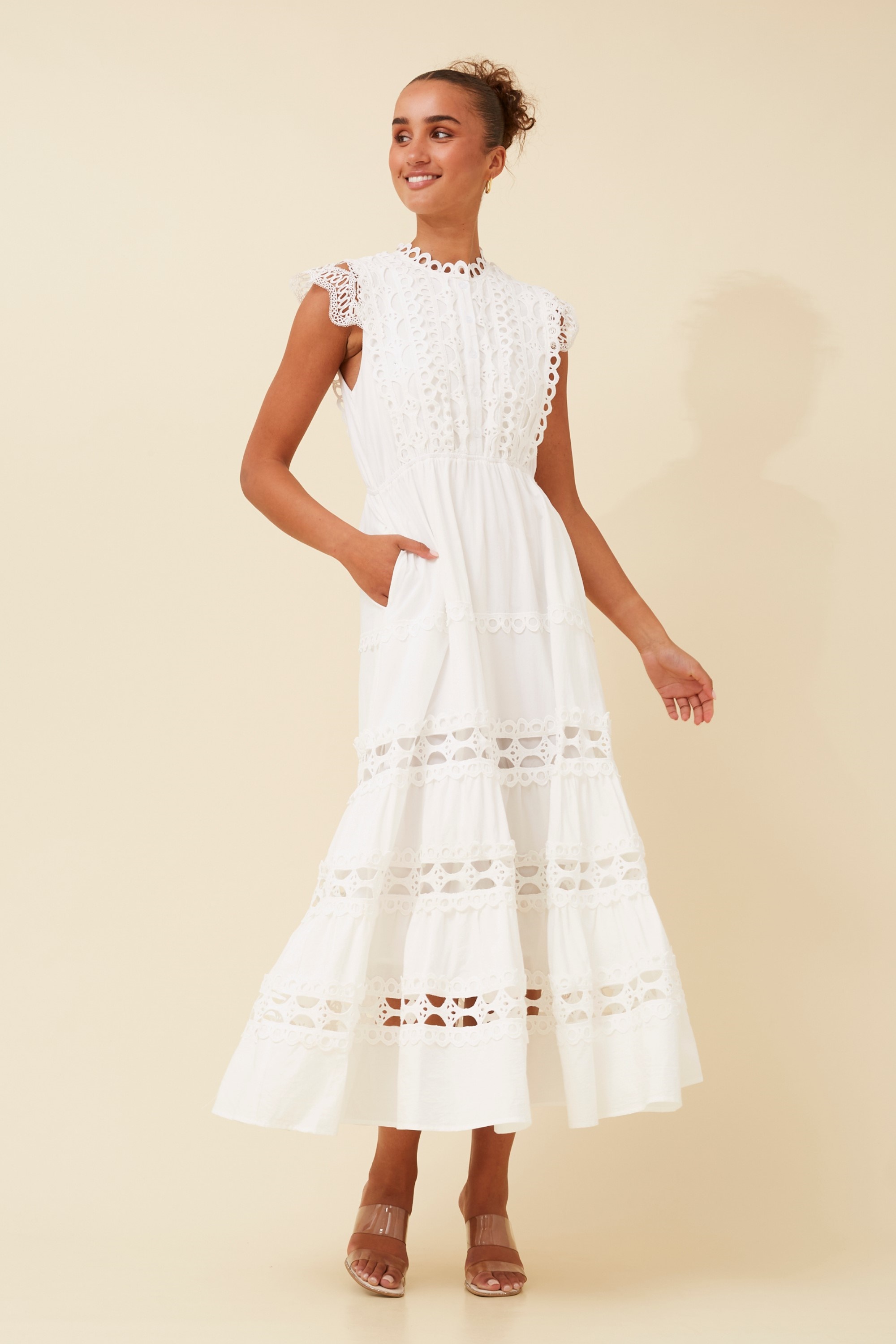 CARMINA LACE MAXI DRESS