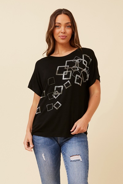 CAROLINA GEOMETRIC DIAMANTE TOP