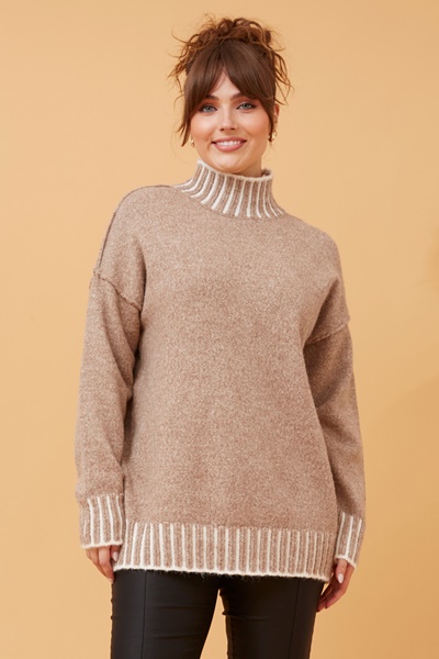 CAS BLANKET STITCH PULLOVER