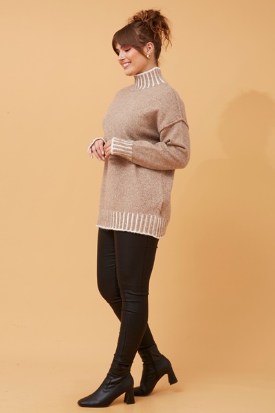 CAS BLANKET STITCH PULLOVER