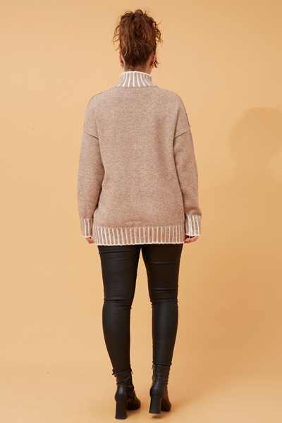 CAS BLANKET STITCH PULLOVER