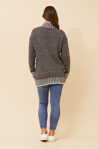 CAS BLANKET STITCH PULLOVER