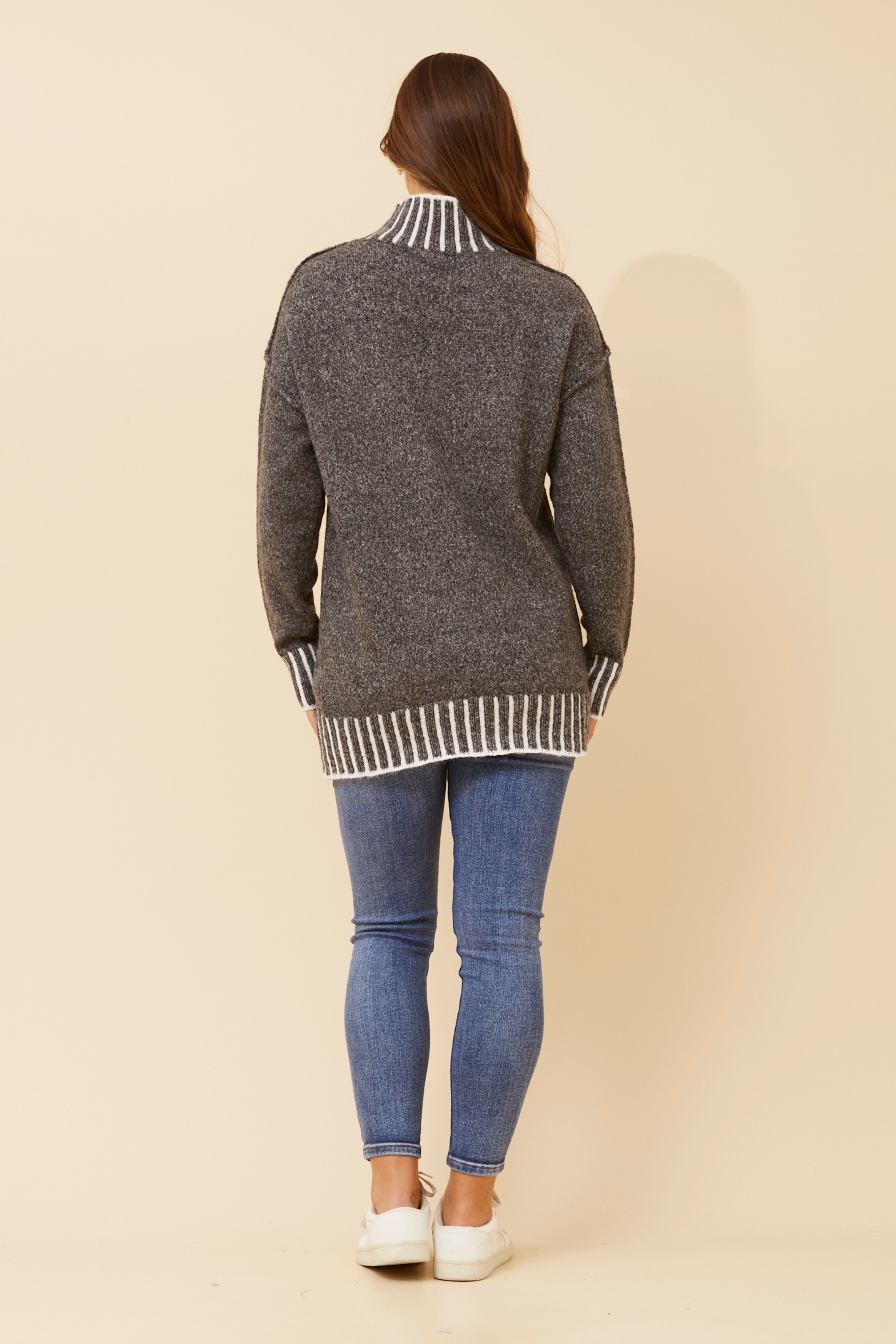 CAS BLANKET STITCH PULLOVER
