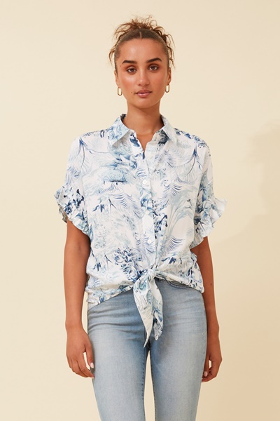 CASEY TROPICAL PRINT SHIRT