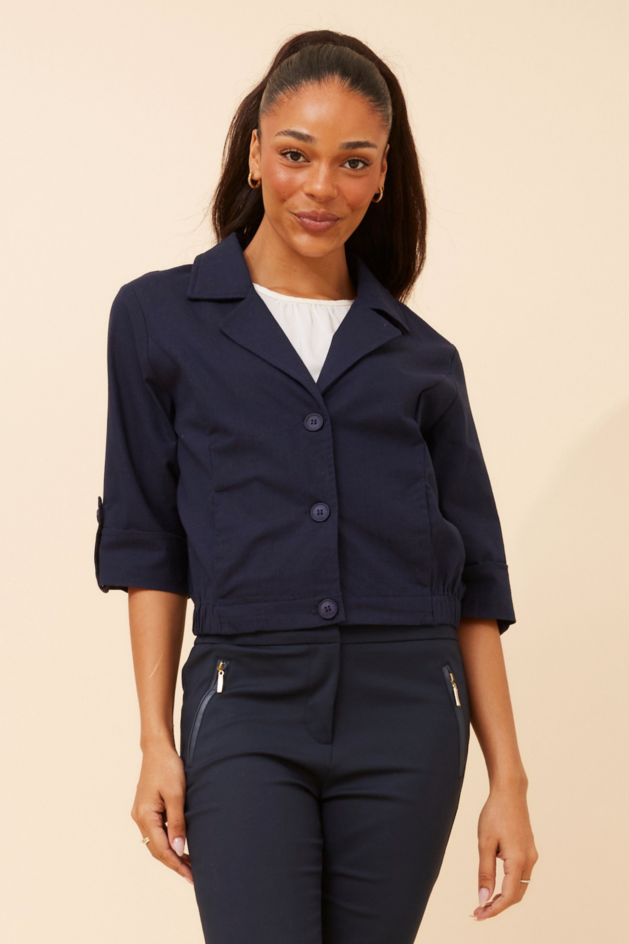 CASIANE LINEN BLEND JACKET