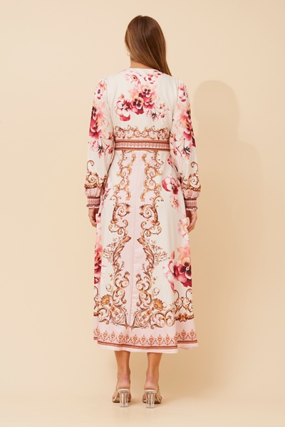 CATALEYA ARABESQUE PRINT DRESS