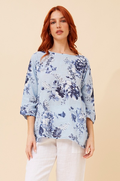 CATERINA FLORAL TOP