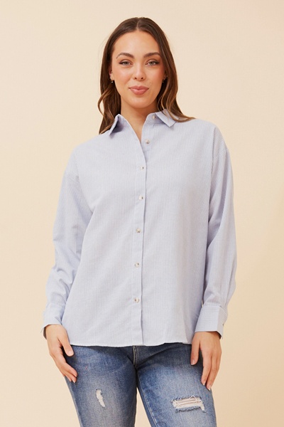 CELESTA STRIPE PRINT SHIRT