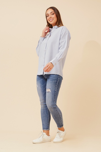 CELESTA STRIPE PRINT SHIRT