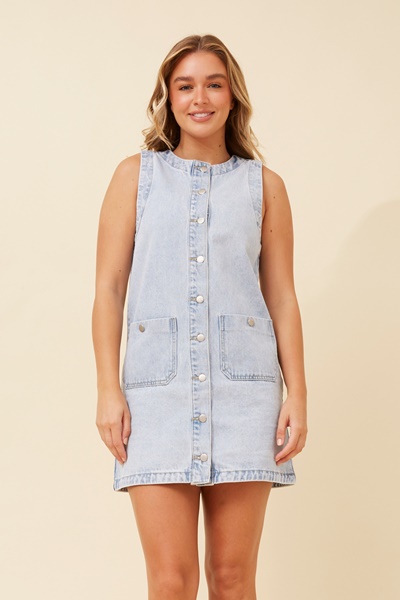 CERELLE DENIM DRESS