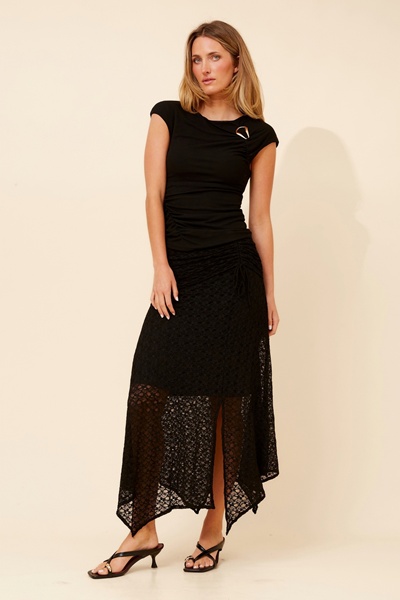 CERESE LACE MIDI SKIRT