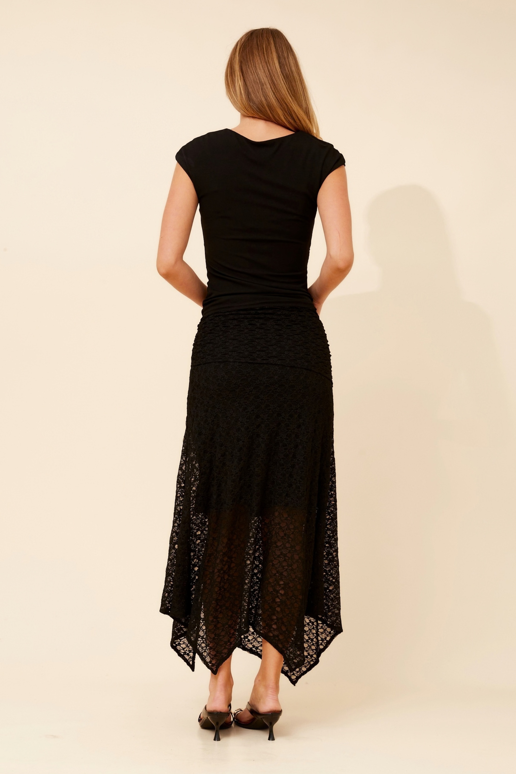 CERESE LACE MIDI SKIRT
