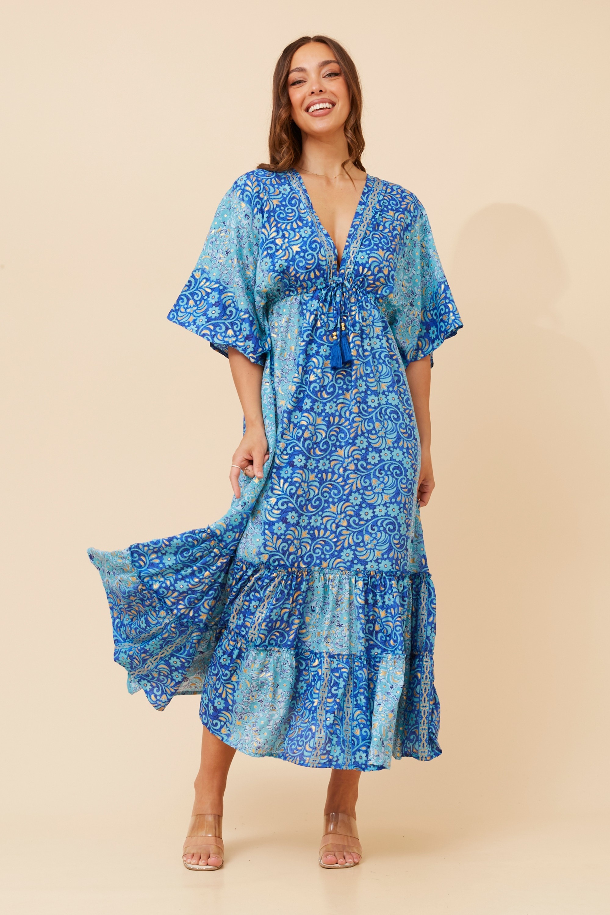CHANDRA FLORAL MAXI DRESS