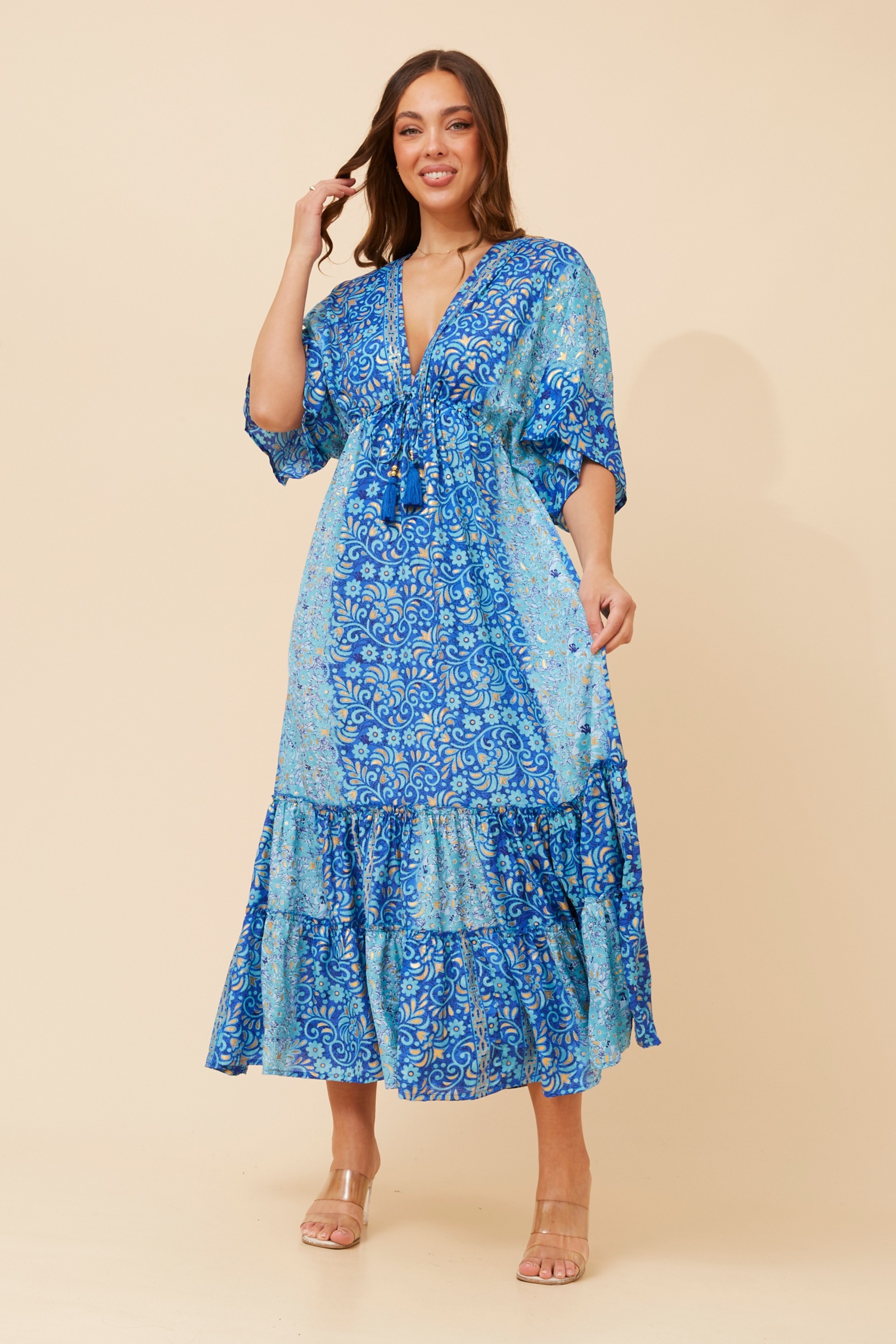 CHANDRA FLORAL MAXI DRESS