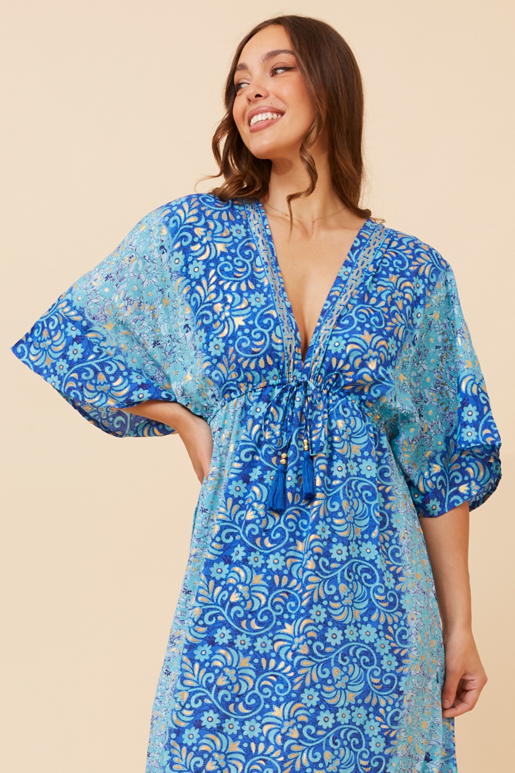 CHANDRA FLORAL MAXI DRESS