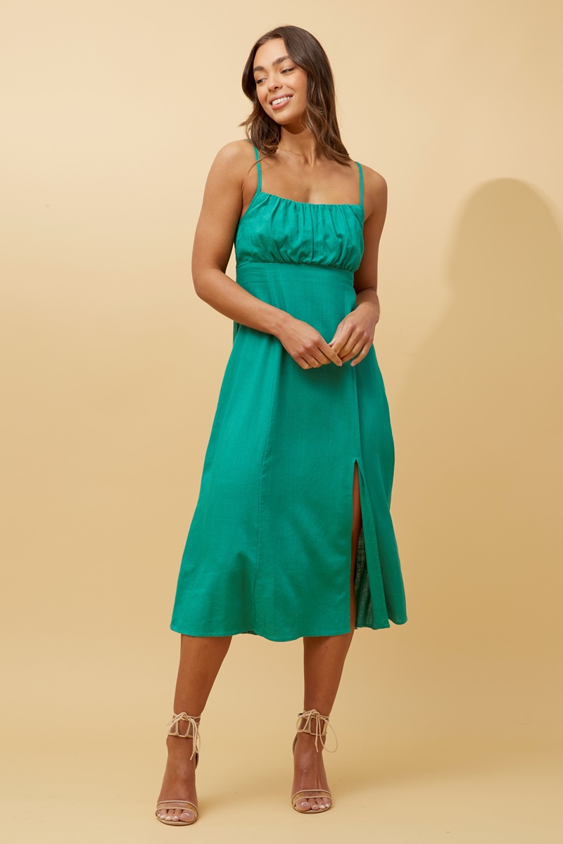 Chantelle linen midi dress, Buy Online