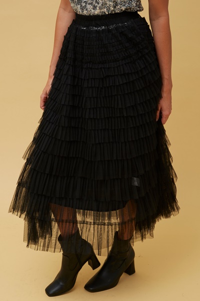 CHICAGO TULLE TIERED SKIRT