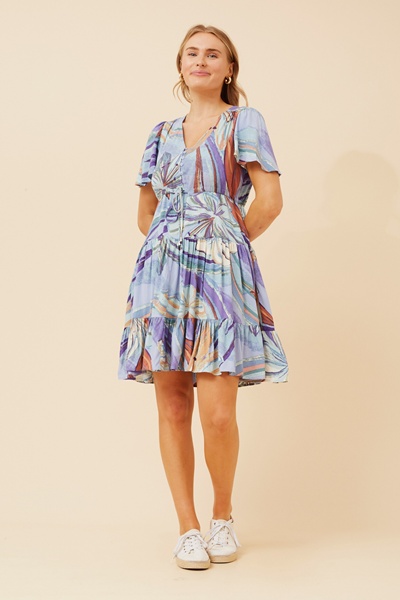 CHLOE ABSTRACT PRINT DRESS