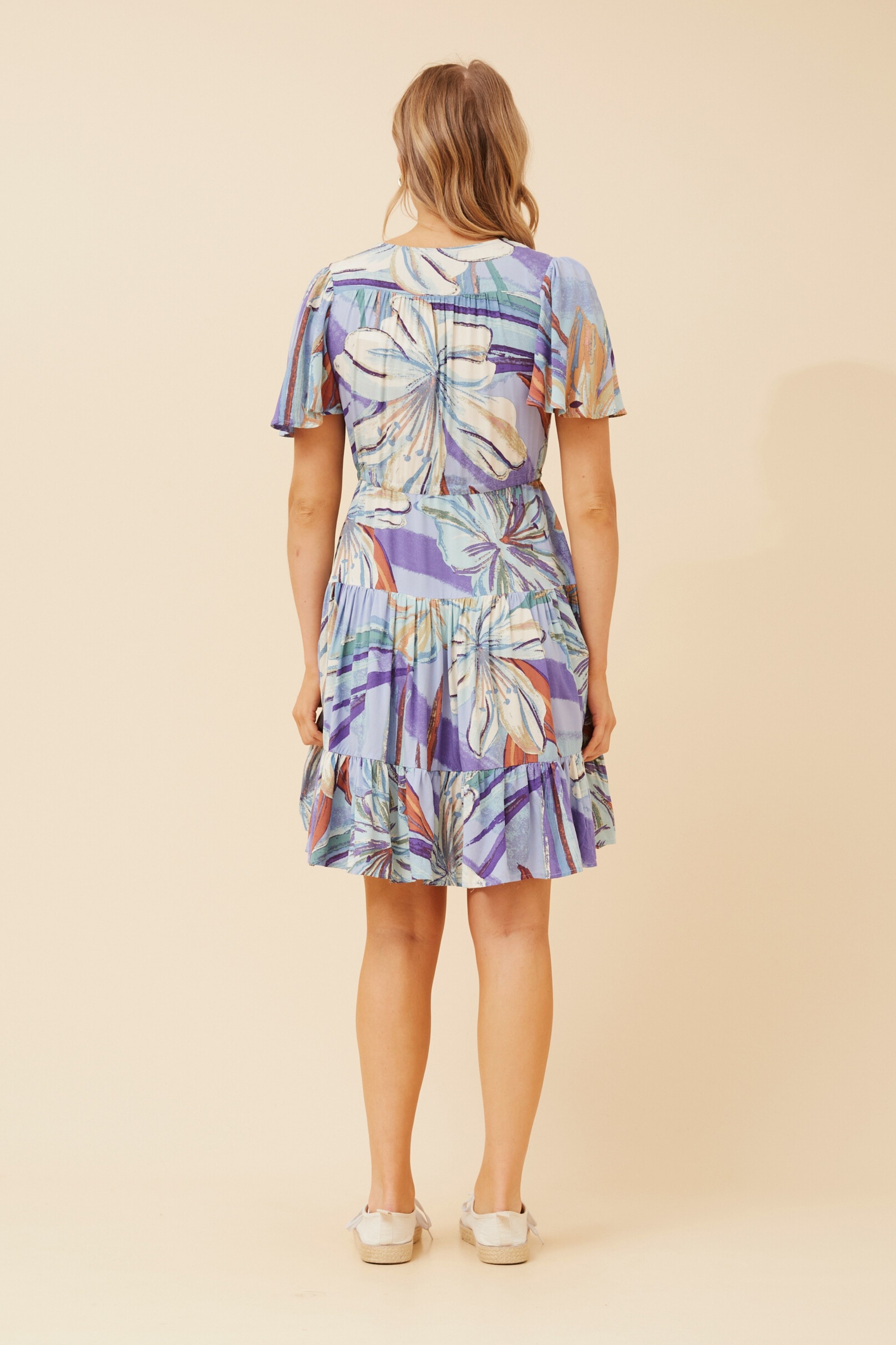 CHLOE ABSTRACT PRINT DRESS