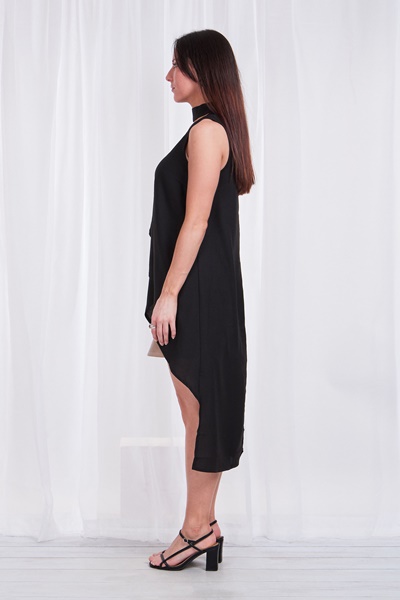 Choker Neck Crossover Top