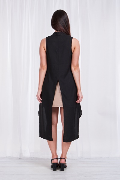 Choker Neck Crossover Top