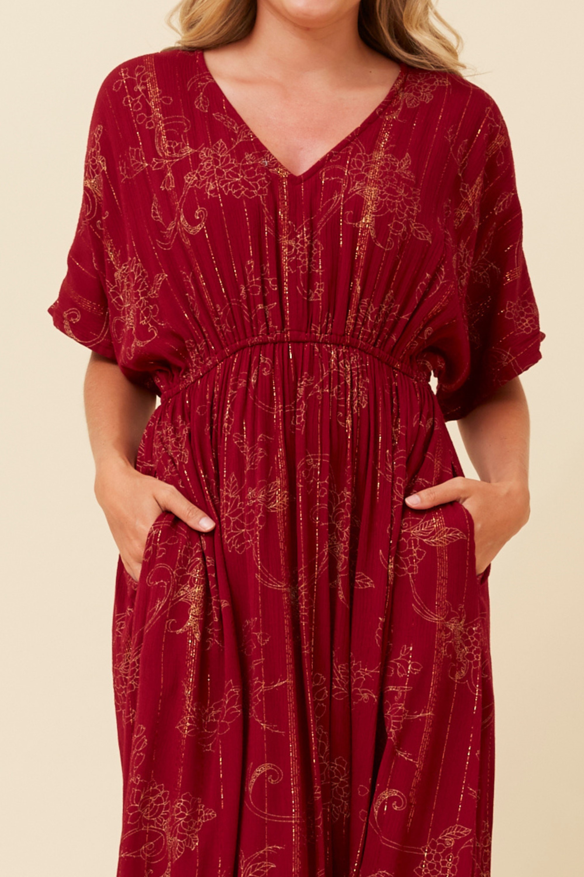 CHRISTINA BOHO MIDI DRESS