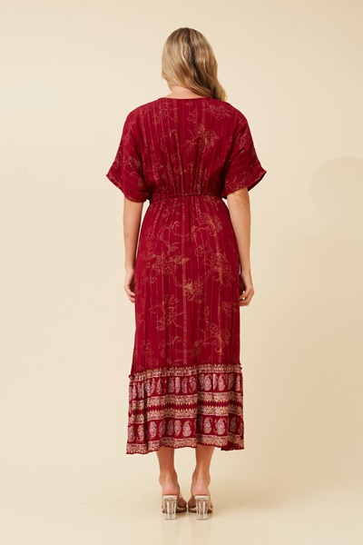 CHRISTINA BOHO MIDI DRESS