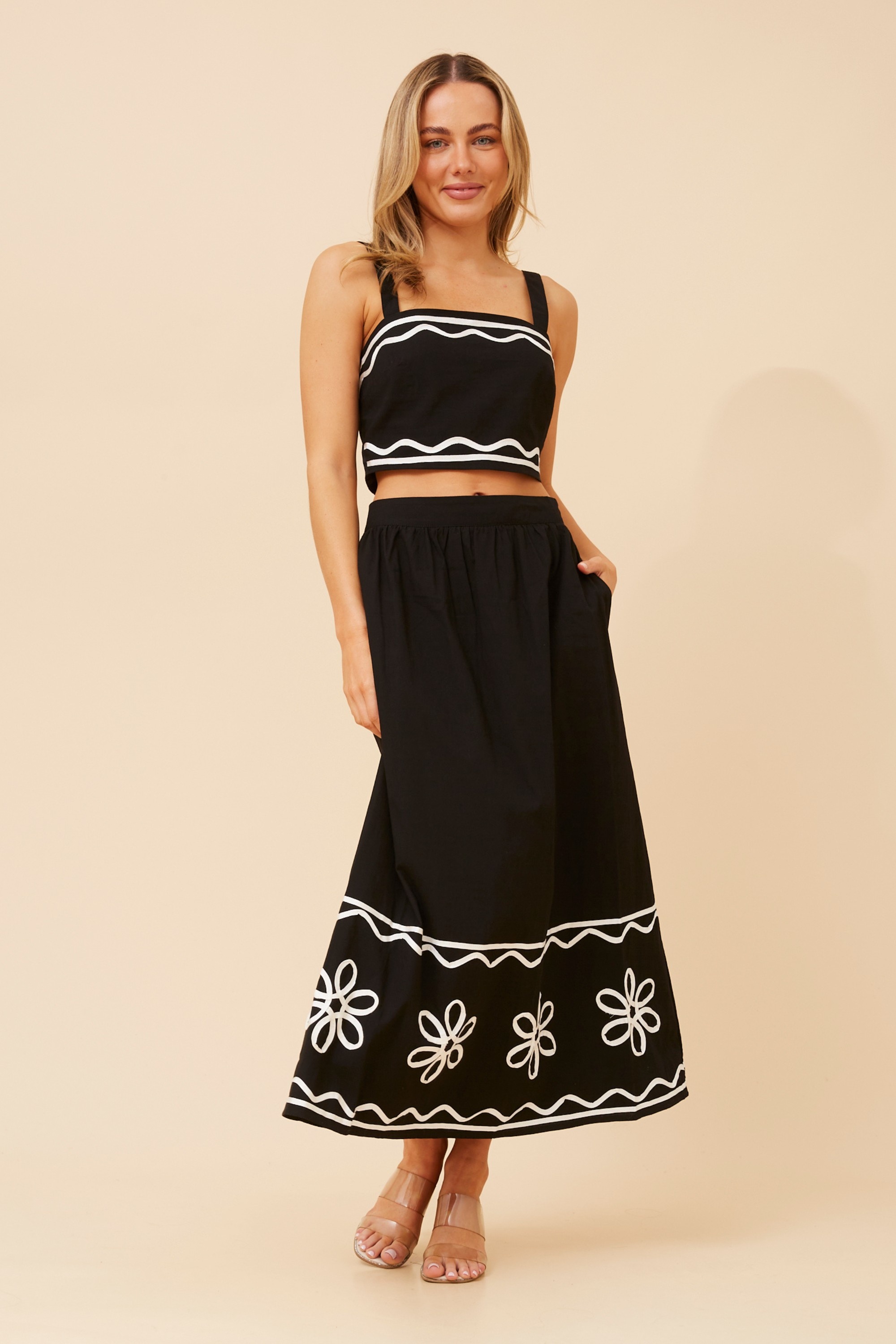 CIMONE CORNELLI DETAIL CROP TOP