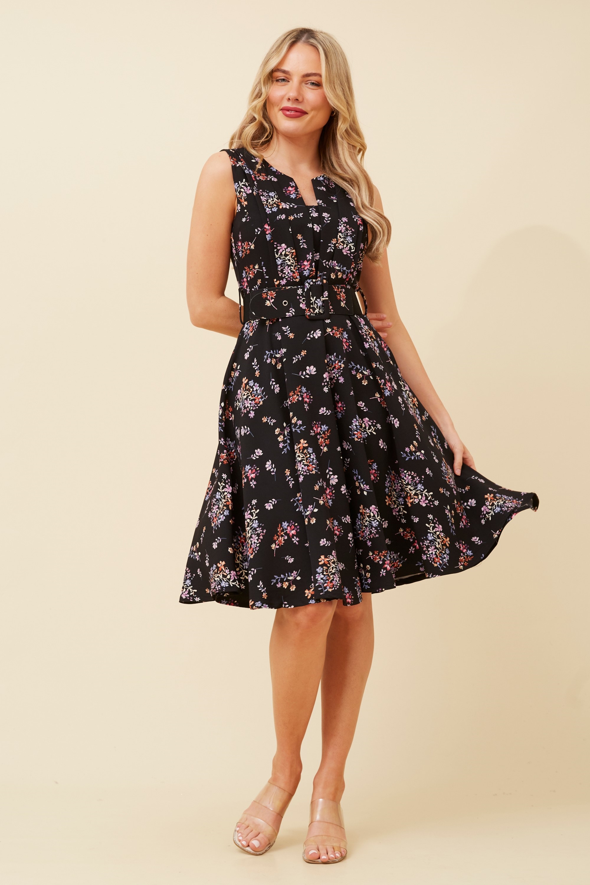 CITY CHIC FLORAL DRESS