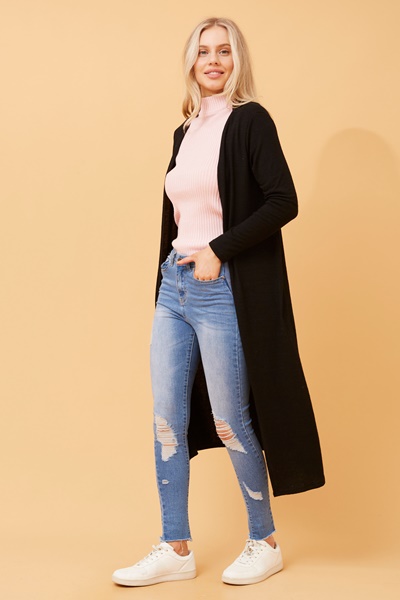 CLAIRE LONGLINE CARDIGAN