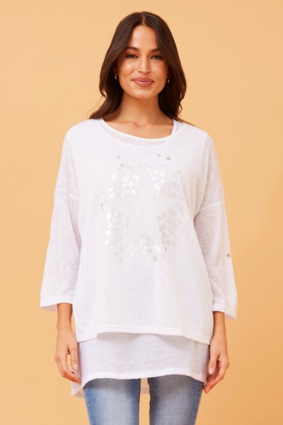 CLANCY DOUBLE LAYER TOP