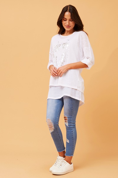 CLANCY DOUBLE LAYER TOP