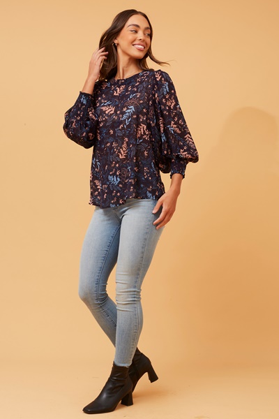 CLASSIC BALLOON SLEEVE BLOUSE