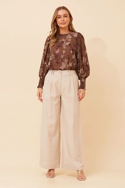 CLASSIC FLORAL BLOUSE