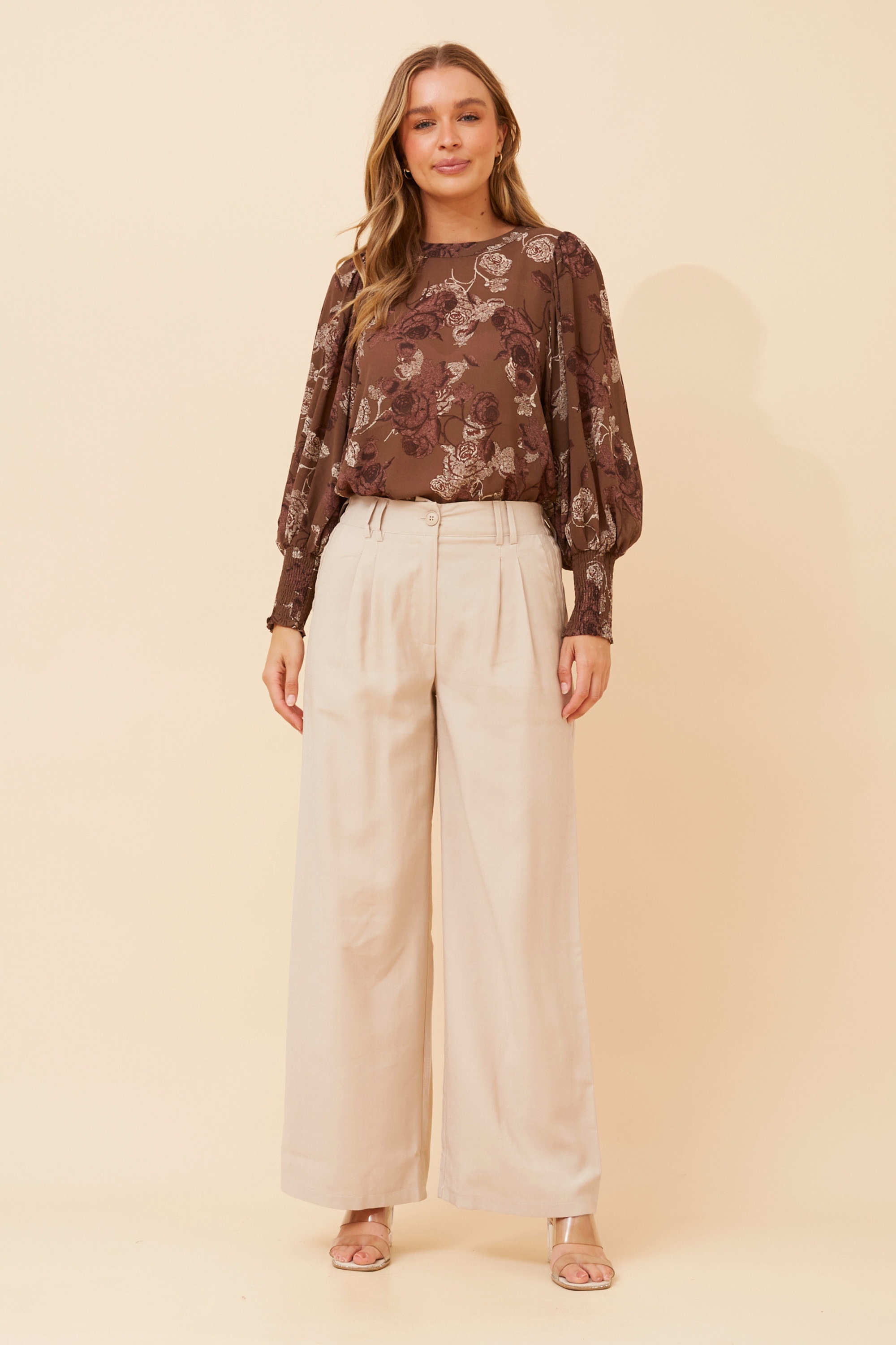 CLASSIC FLORAL BLOUSE