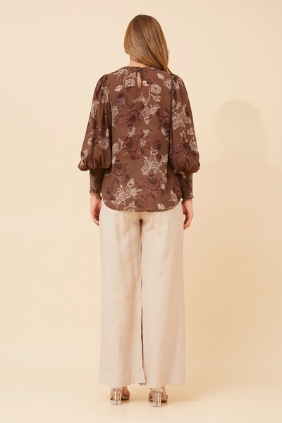 CLASSIC FLORAL BLOUSE