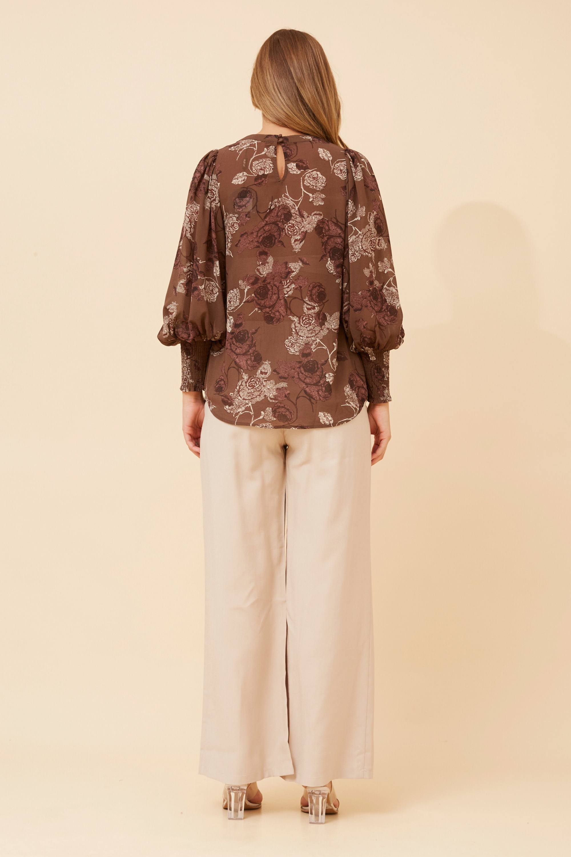 CLASSIC FLORAL BLOUSE