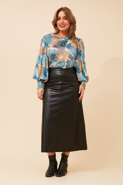 CLASSIC FLORAL PRINT BLOUSE